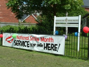National Smile Month Banner